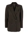 Blazé Milano Winibelle Blazer Jacket In Brown
