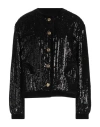 Blazé Milano Sequin-embellished Single-breasted Jacket In Black