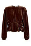 Blazé Milano Women's Afterglow Coco Blouse In Bronze