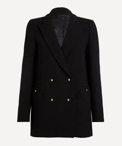 Blazé Milano Blaze Milano Women's Black Resolute Double-breasted Blazer