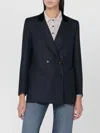 Blazé Milano Wool And Mohair Double-breasted Blazer In Blue
