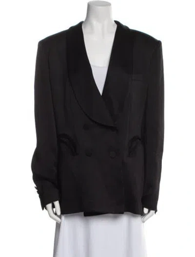 Pre-owned Blazé Milano Wool Blazer In Black