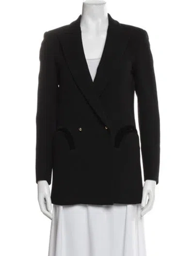 Pre-owned Blazé Milano Wool Blazer In Black
