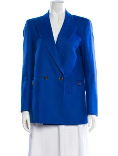 Pre-owned Blazé Milano Wool Blazer In Blue