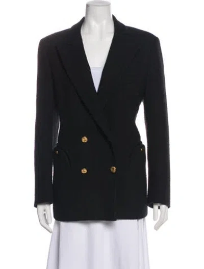 Pre-owned Blazé Milano Wool Blazer In Gray