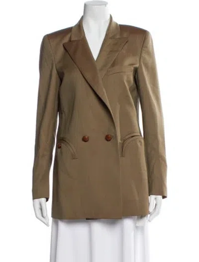 Pre-owned Blazé Milano Wool Blazer In Neutral