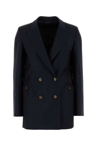 Blazé Milano Wool Blend Everyday Blazer, First Class In Blue