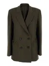 Blazé Milano Blaze Milano Everynight Houndstooth Wool Blazer In Brown