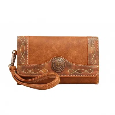 Blazin Roxx Women's Ivy Style Clutch In Tan In Multi