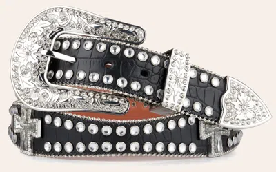 Blazin Roxx Women's Rhinestone Western Belt In Gold