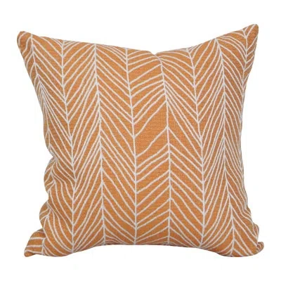 Blazing Needles 15_17-inch Jacquard Throw Pillow With Insert In Demeter Bitter