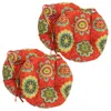 Blazing Needles 16-inch Outdoor Spun Polyester Tufted Chair Cushion (set Of 4)