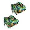Blazing Needles 16-inch Outdoor Spun Polyseter Square Tufted Chair Cushions (set Of 4)