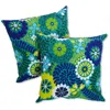 Blazing Needles 17-inch Outdoor Knife Edge Throw Pillows (set Of 2)