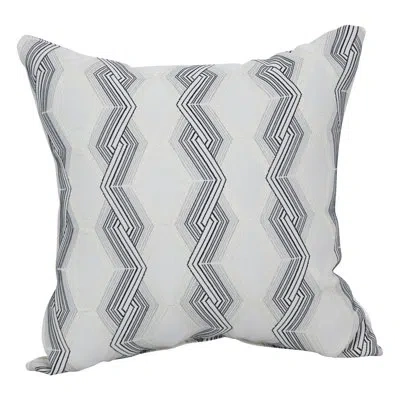 Blazing Needles 17-inch Jacquard Throw Pillow With Insert In Zae Granit