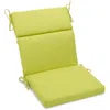 Blazing Needles 20-inch By 42-inch Spun Polyester Solid Outdoor Squared Seat/ Back Chair Cushion, Lime