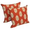 Blazing Needles 18-inch Corded Throw Pillows With Inserts (set Of 2)