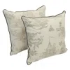 Blazing Needles 18-inch Corded Throw Pillows With Inserts (set Of 2)