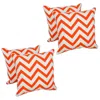 Blazing Needles 18-inch Corded Throw Pillows With Inserts (set Of 4)