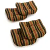 Blazing Needles 19-inch U-shaped Spun Polyester Outdoor Tufted Dining Chair Cushions (set Of 4)