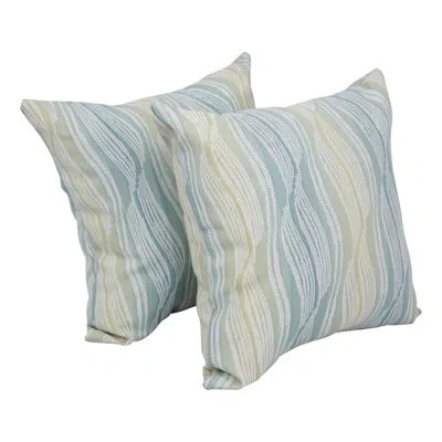Blazing Needles 23_17-inch Jacquard Throw Pillows With Inserts (set Of 2) In Clove Seagla