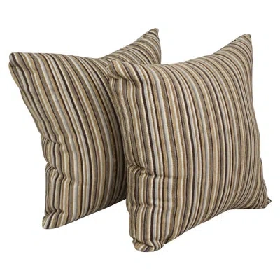 Blazing Needles 35_17-inch Jacquard Throw Pillows With Inserts (set Of 2) In Otto Sahara