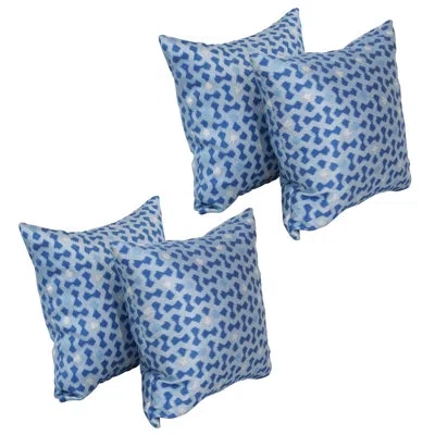 Blazing Needles 43_17-inch Jacquard Throw Pillows With Inserts (set Of 4) In Talamols Skippe