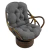 Blazing Needles 48-inch By 24-inch Solid Micro Suede Swivel Rocker Cushion