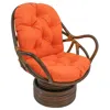 Blazing Needles 48-inch By 24-inch Solid Twill Swivel Rocker Cushion