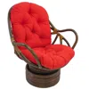 Blazing Needles 48-inch By 24-inch Solid Twill Swivel Rocker Cushion