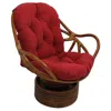 Blazing Needles 48-inch By 24-inch Solid Twill Swivel Rocker Cushion