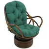 Blazing Needles 48-inch By 24-inch Solid Twill Swivel Rocker Cushion
