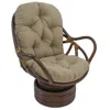 Blazing Needles 48-inch By 24-inch Solid Twill Swivel Rocker Cushion
