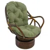 Blazing Needles 48-inch By 24-inch Solid Twill Swivel Rocker Cushion