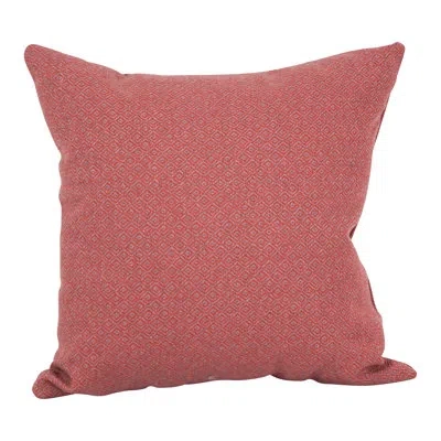 Blazing Needles 9_17-inch Jacquard Throw Pillow With Insert In Hazeltsb Paprik