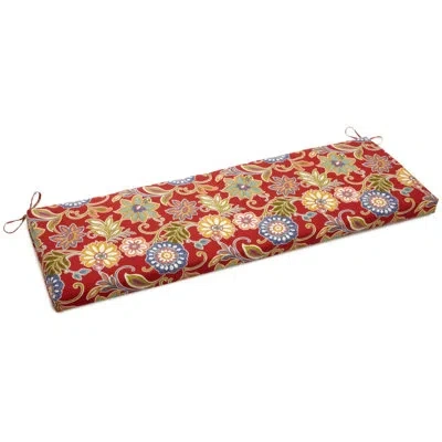 Blazing Needles Alenia Indoor/outdoor Bench Cushion In Alenia Pompeii