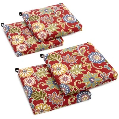 Blazing Needles Alenia Indoor/outdoor Lounge Chair Cushion In Alenia Pompeii