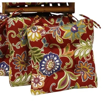 Blazing Needles Alenia Indoor/outdoor Lounge Chair Cushion In Multi-colored