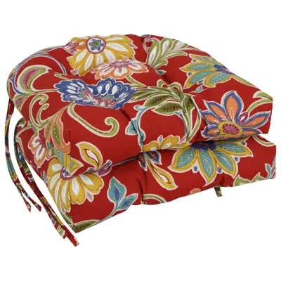 Blazing Needles Alenia Outdoor Lounge Chair Cushion In Multi-colored