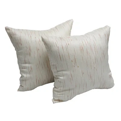 Blazing Needles Aspen Throw Pillow In Aspen Café