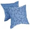 Blazing Needles Blaziing Needles 17-inch Outdoor Spun Polyester Throw Pillows (set Of 2)