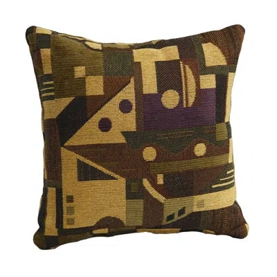 Blazing Needles Chenille Throw Pillow In Tate Grape