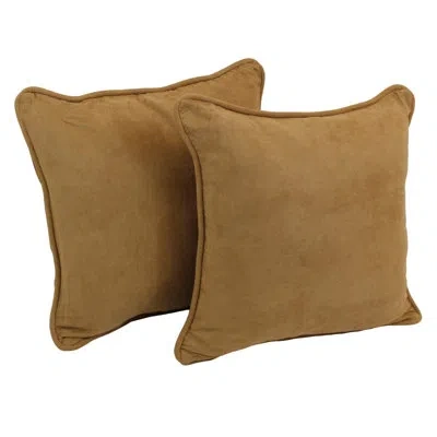 Blazing Needles Corded Throw Pillow In Camel