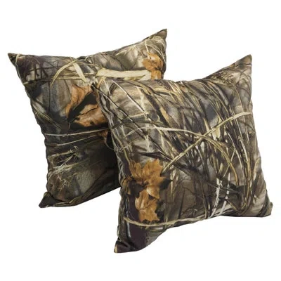 Blazing Needles Forest Meadow Throw Pillow In All Weather Forest