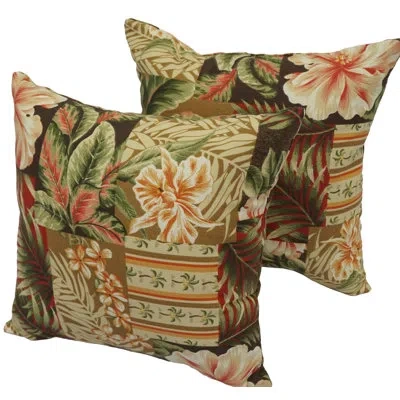 Blazing Needles Garden Patch Indoor/outdoor Throw Pillow