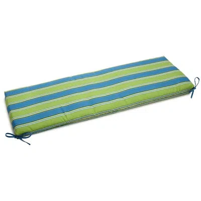 Blazing Needles Haliwell Indoor/outdoor Bench Cushion In Haliwell Caribbean