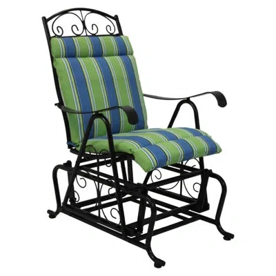 Blazing Needles Haliwell Outdoor Lounge Chair Cushion In Haliwell Caribbean