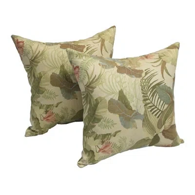 Blazing Needles Herb Jungle Indoor/outdoor Throw Pillow