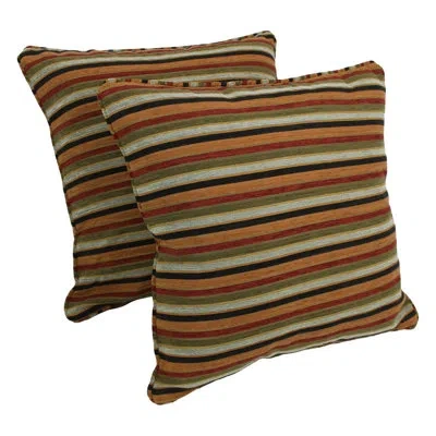 Blazing Needles Jacquard Chenille Floor Pillow In Cadillac