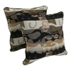 Blazing Needles Jacquard Chenille Floor Pillow In Elysian Fields